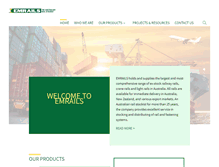 Tablet Screenshot of emrails.com.au